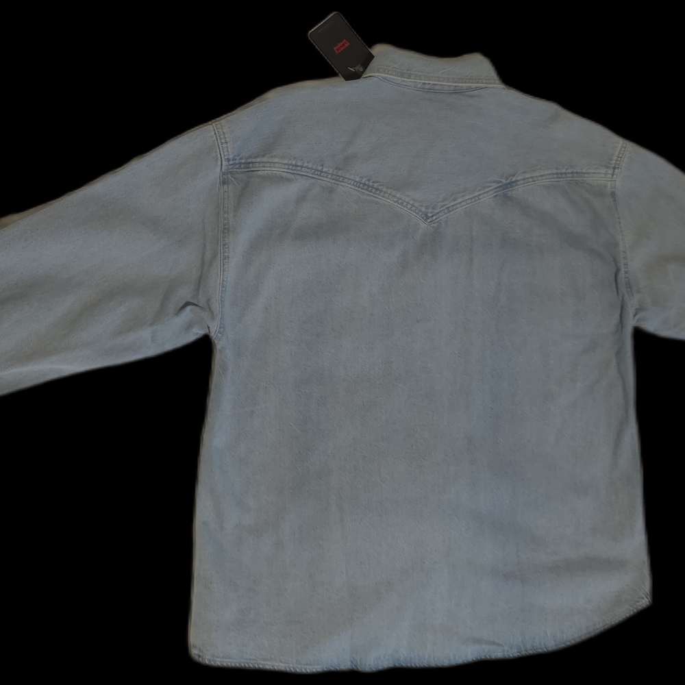 Levi's Dorsey Xl Western Denim Shirt - Picture 6 of 9